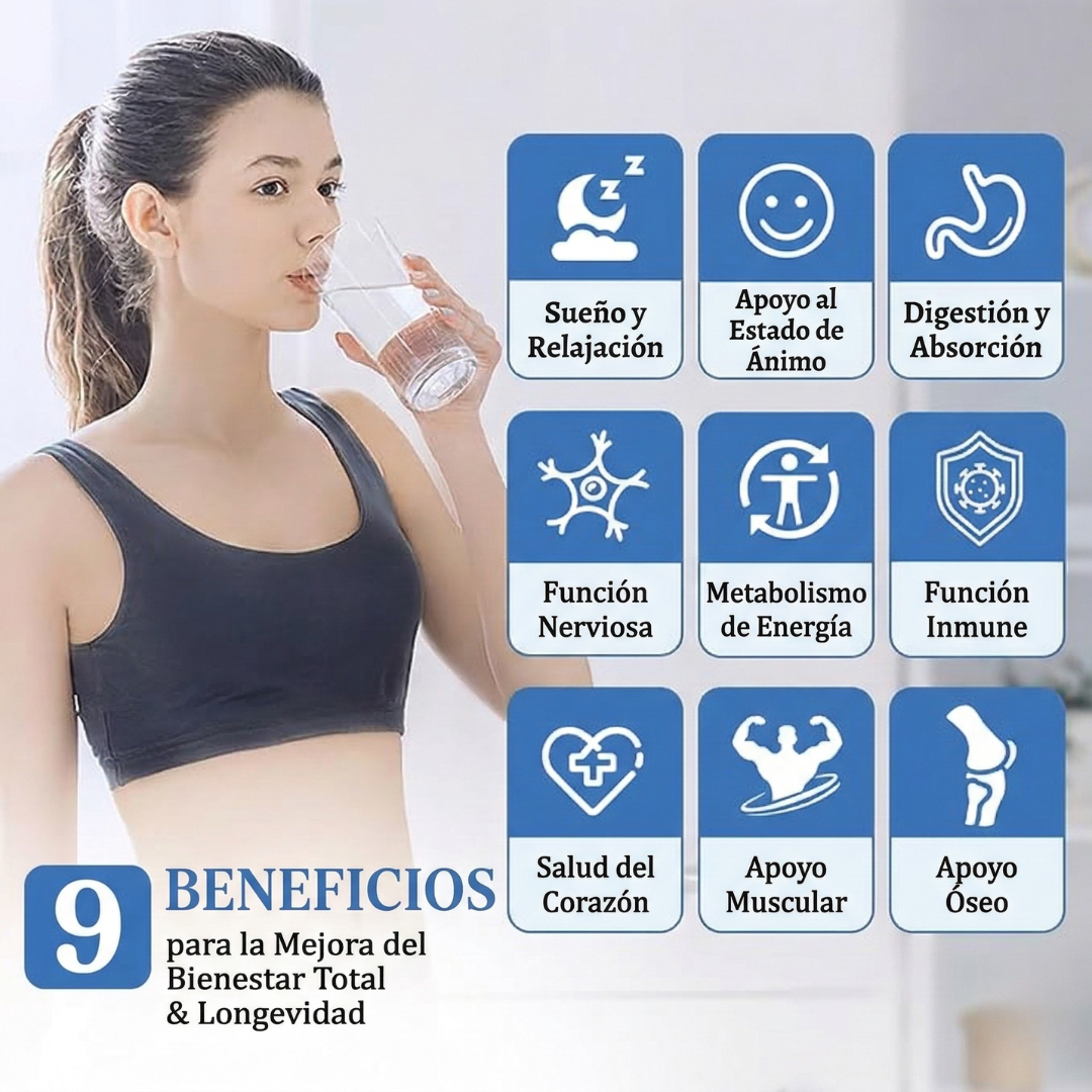 Funrich™ Magnesium Complex Dale a tu cuerpo el magnesio que necesita cada día