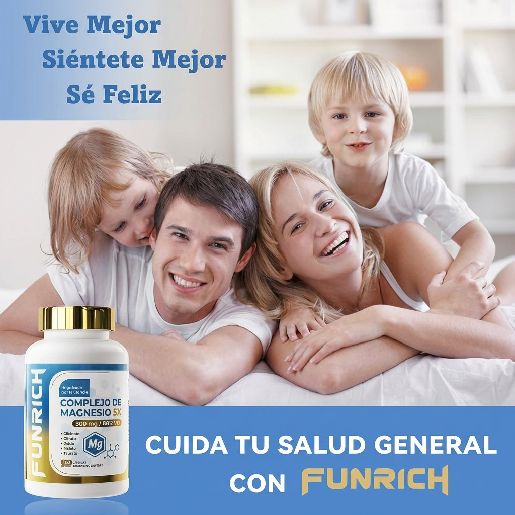 Funrich™ Magnesium Complex Dale a tu cuerpo el magnesio que necesita cada día