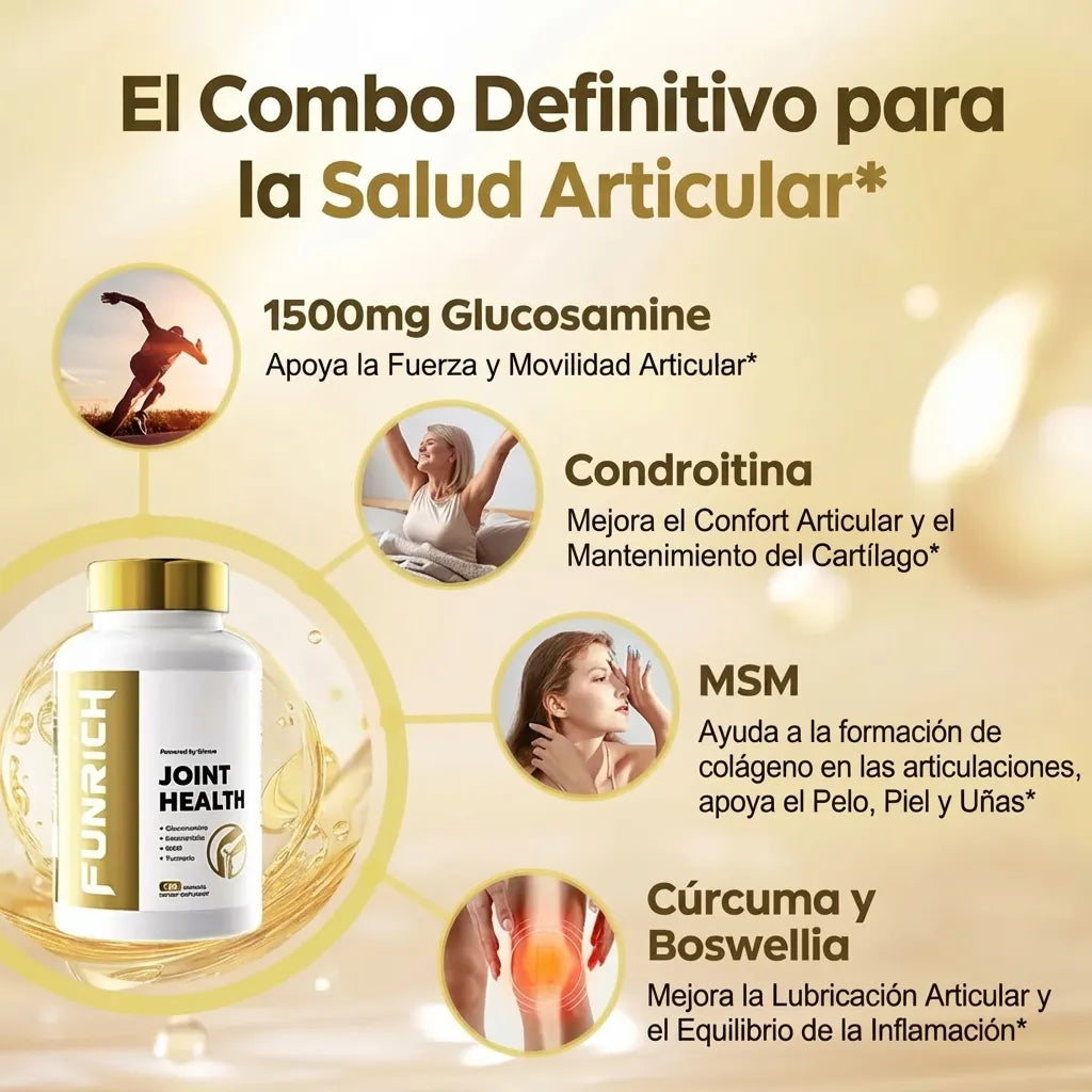 Funrich™ Alivio para las articulaciones: fórmula natural para la flexibilidad