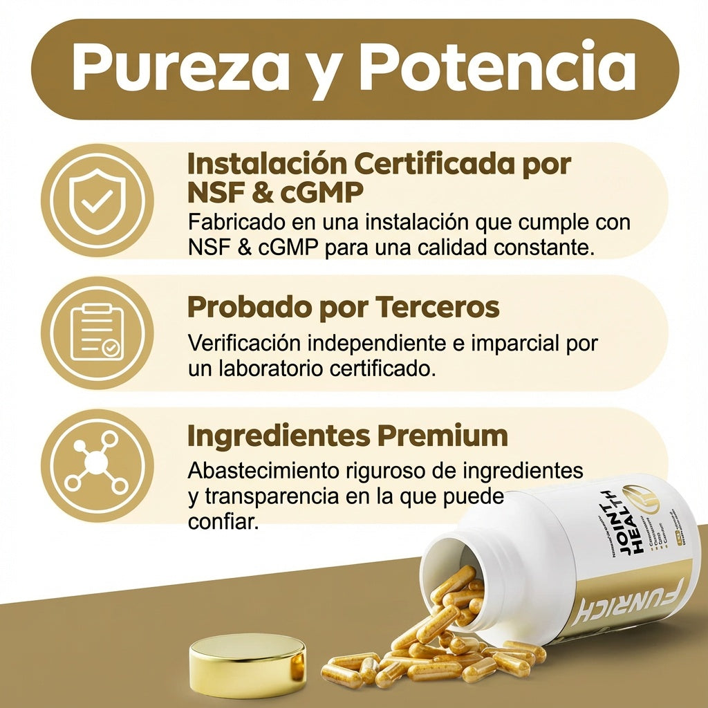 Funrich™ Alivio para las articulaciones: fórmula natural para la flexibilidad